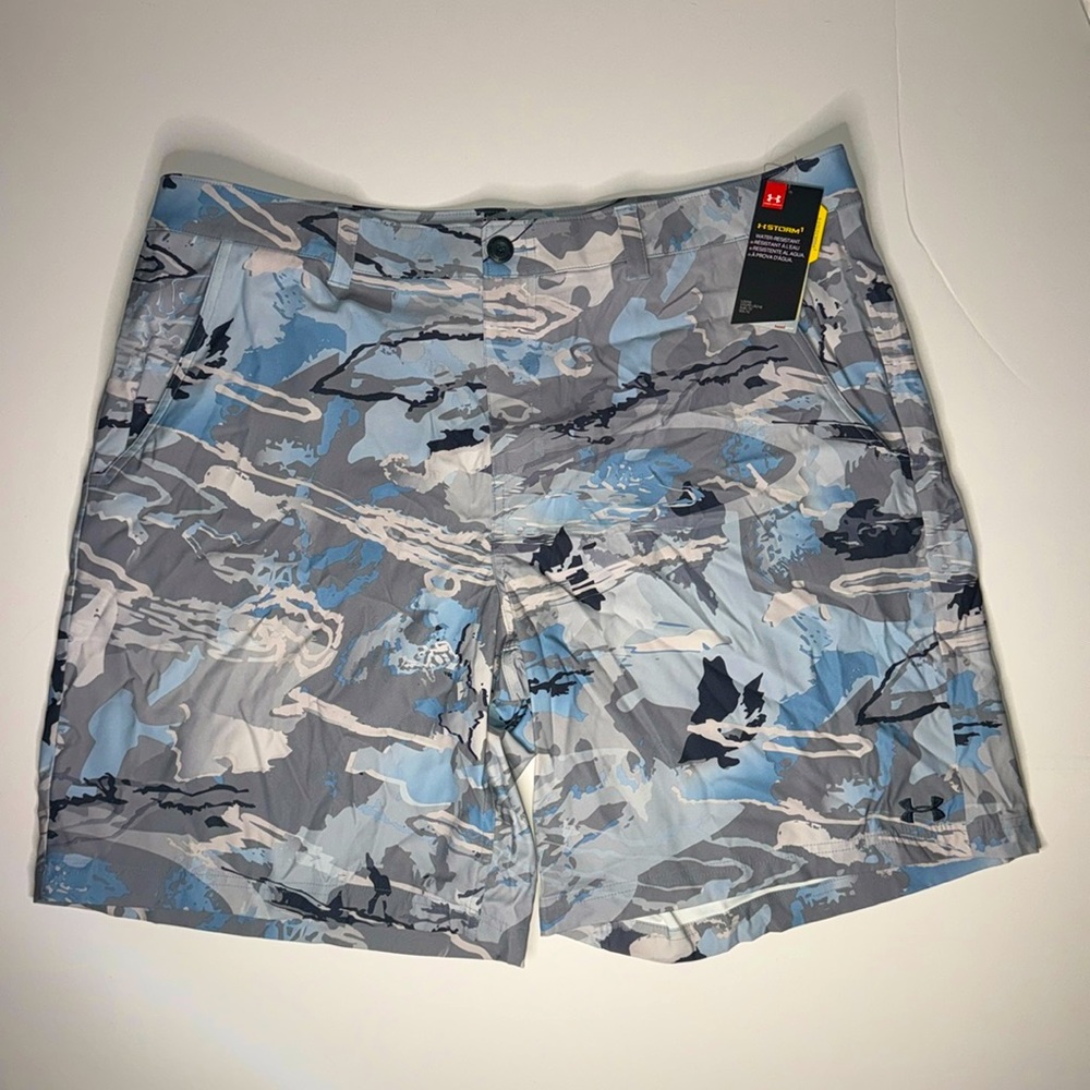 NWT Under Armour UA Men Storm Fish Hunter Cargo Shorts GRAY 1300047 926 …